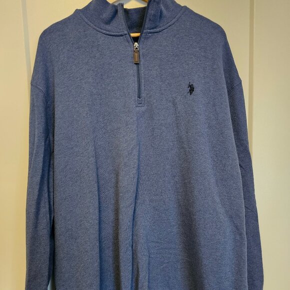 Big & Tall Polo/Ralph Lauren Quarter Zip Pullover Crew Neck 3xlt - Picture 1 of 3